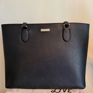 Kate Spade Black Leather Tote